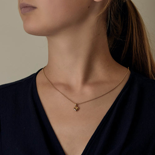 CHOPARD - Happy Diamonds - Élégant collier en or jaune et diamant