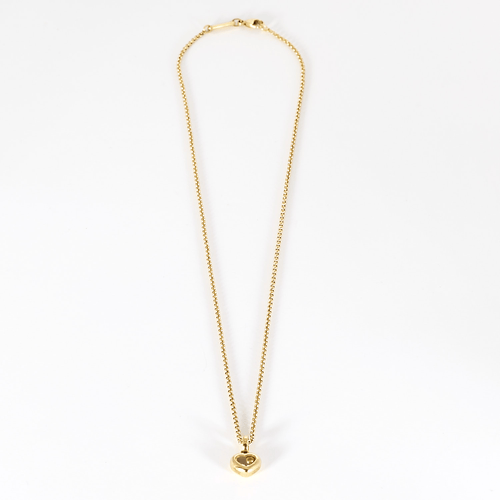 CHOPARD - Happy Diamonds - Élégant collier en or jaune et diamant