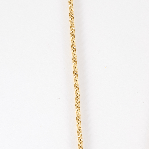 CHOPARD - Happy Diamonds - Élégant collier en or jaune et diamant