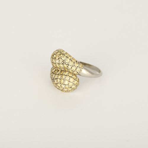 Bague en Or jaune 14k Diamant