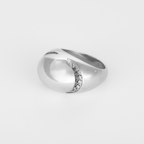 Bague en Or blanc 18k Diamant
