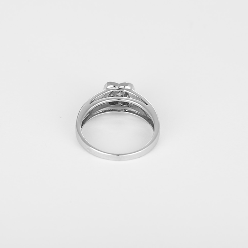 Bague 54 Mauboussin - Chance of love n°2 - Bague or gris et diamants 58 Facettes DV31088-1