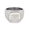 51 Fred Paris Collection : Pain de Sucre - Moyen modèle - Bague or gris et pierre de lune 58 Facettes DV31348-1