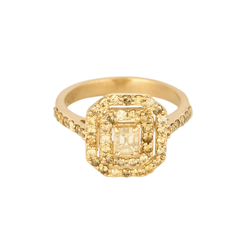 Bague en Or blanc 14k Diamant