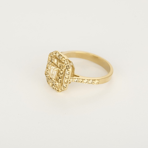 Bague en Or blanc 14k Diamant