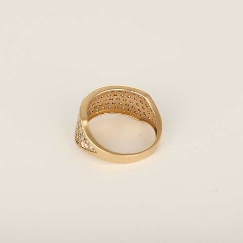 Bague en Or rose 14k Diamant