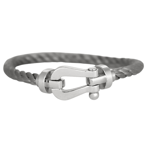 Bracelet FRED - FORCE 10 - Grand modèle Bracelet en Or blanc 18k 58 Facettes DV31916-1