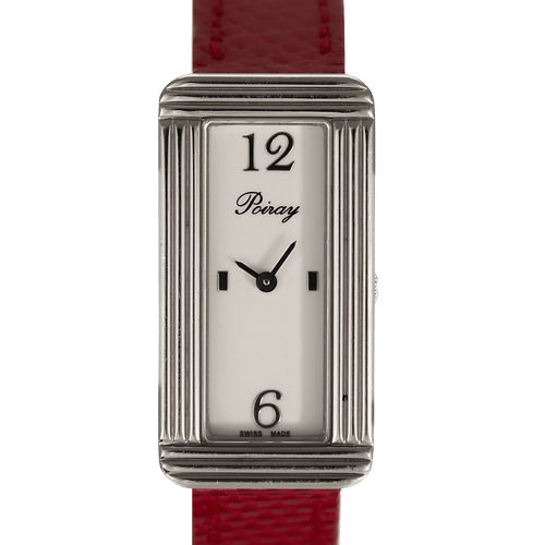 Montre POIRAY - Ma Baguette - Ma première allongée - Montre en acier à boitier rectangulaire et à mouvement quartz 58 Facettes DV11015-4