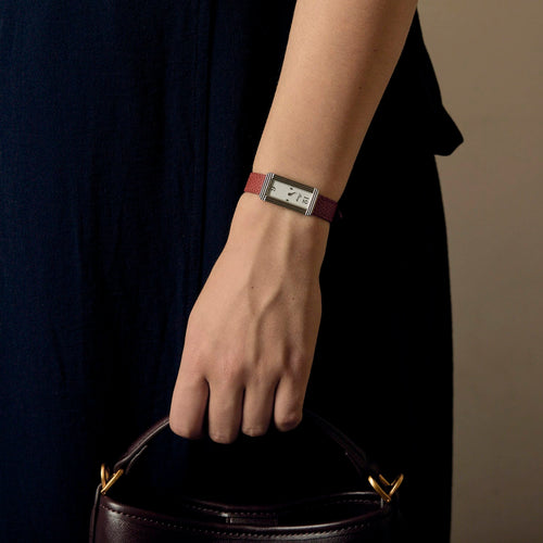 Montre POIRAY - Ma Baguette - Ma première allongée - Montre en acier à boitier rectangulaire et à mouvement quartz 58 Facettes DV11015-4