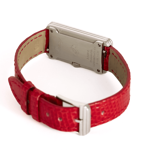 Montre POIRAY - Ma Baguette - Ma première allongée - Montre en acier à boitier rectangulaire et à mouvement quartz 58 Facettes DV11015-4