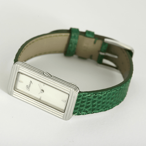 Montre POIRAY - Ma Baguette - Ma première allongée - Montre en acier à boitier rectangulaire et à mouvement quartz 58 Facettes DV11015-3