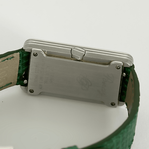 Montre POIRAY - Ma Baguette - Ma première allongée - Montre en acier à boitier rectangulaire et à mouvement quartz 58 Facettes DV11015-3