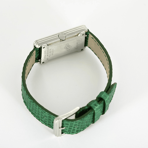 Montre POIRAY - Ma Baguette - Ma première allongée - Montre en acier à boitier rectangulaire et à mouvement quartz 58 Facettes DV11015-3
