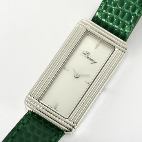Montre POIRAY - Ma Baguette - Ma première allongée - Montre en acier à boitier rectangulaire et à mouvement quartz 58 Facettes DV11015-3