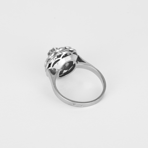 Bague 50 Other Bague en Or blanc 18k Diamant et diamants taillés en rose 58 Facettes DV31712-3
