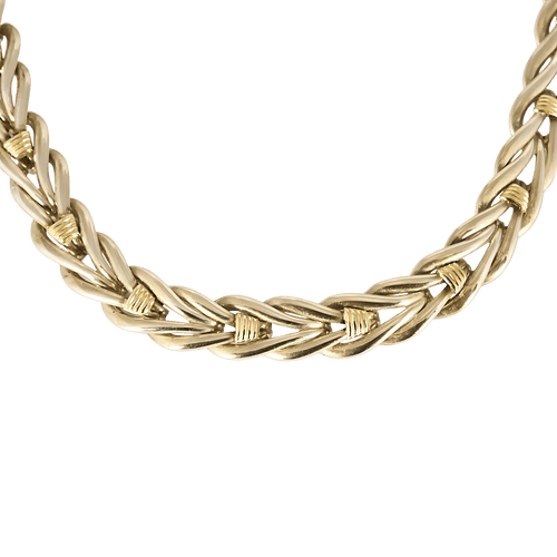 Christofle - Collier Or jaune 18k et Argent
