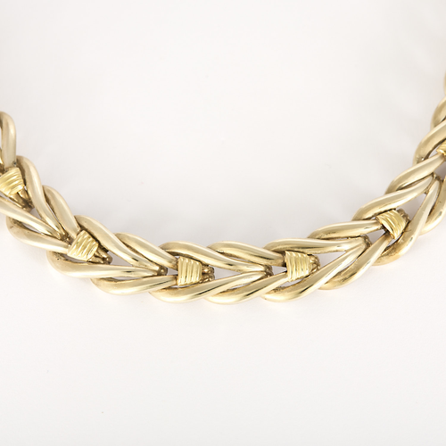 Christofle - Collier Or jaune 18k et Argent