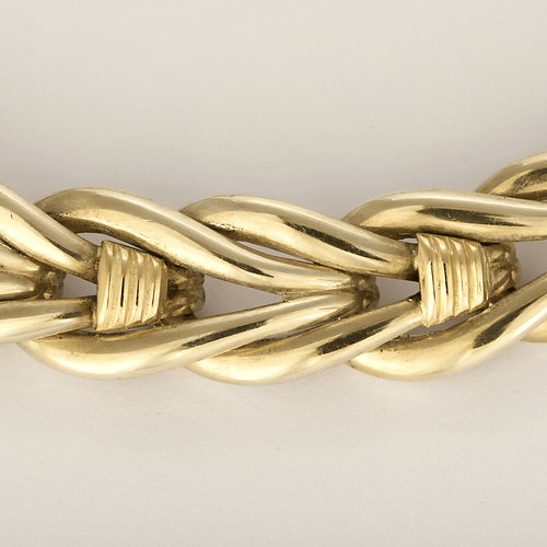 Christofle - Collier Or jaune 18k et Argent