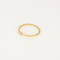 Délicate bague en or jaune et diamant : 0,05 carat