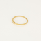 Délicate bague en or jaune et diamant : 0,05 carat