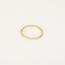 Délicate bague en or jaune et diamant : 0,05 carat