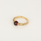 Bague 53 Pomellato - M'ama non M'ama - Bague jonc en or rose, tourmaline et diamants bruns : 0,35 carat 58 Facettes DV0386-6