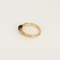 Bague 53 Pomellato - M'ama non M'ama - Bague jonc en or rose, tourmaline et diamants bruns : 0,35 carat 58 Facettes DV0386-6