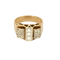 Bague 52 Bague Or jaune 18k et Platine Diamant 58 Facettes DV26158-9