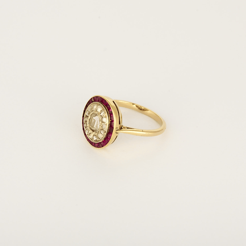Bague 51 Bague en Or jaune 18k Diamant 58 Facettes DV31994-7