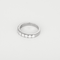 Bague 50 Demie Alliance en or gris et diamants 58 Facettes DV27734-2-50-2