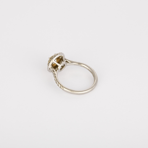 TIFFANY - SOLESTE - Bague Platine et Or blanc 18k Diamant