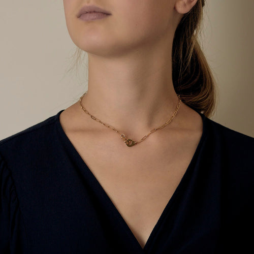 DINH VAN - MENOTTES - Modèle R10 - Collier en or jaune