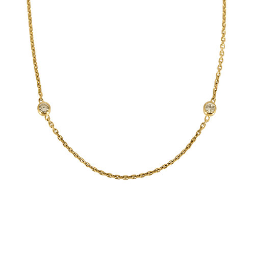 Artus Bertrand - Collier en or jaune et diamants