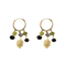 Boucles d'oreilles Boucles d'oreilles en or jaune, citrines, améthystes, péridots et onyx. 58 Facettes DV5390-20
