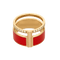 Bague 49 Repossi Bague Berbere Chromatic laque rouge, or rose 18k et diamants 58 Facettes DV31954-2
