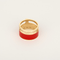 Bague 49 Repossi Bague Berbere Chromatic laque rouge, or rose 18k et diamants 58 Facettes DV31954-2