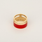 Bague 49 Repossi Bague Berbere Chromatic laque rouge, or rose 18k et diamants 58 Facettes DV31954-2