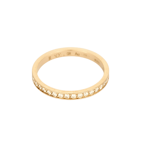 Bague 48 Repossi - Berbère - Alliance en or rose et diamants 58 Facettes DV31954-1