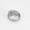 Bague 55 Bague bandeau en or gris et diamants 58 Facettes DV24448-3
