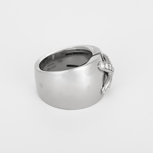 Bague 54.5 Bague en Or blanc 18k Diamant 58 Facettes DV31915-1