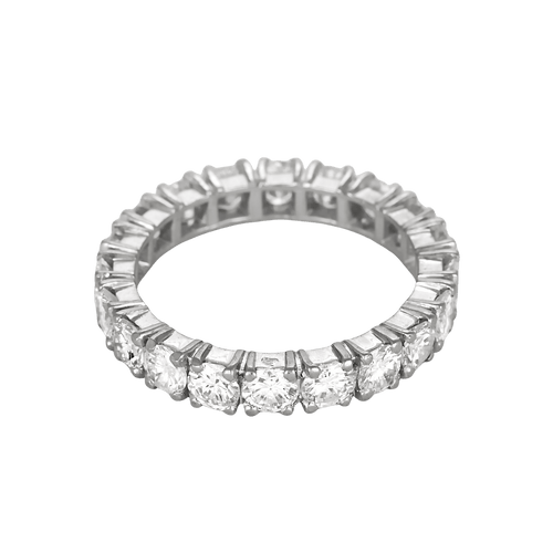 59 Alliance américaine en or blanc, diamants : 1,60 carat 58 Facettes DV26158-7