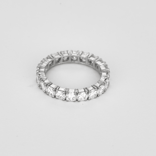 Bague 59 Bague solitaire or gris, platine et diamant 0.30 ct. 58 Facettes DV26158-7
