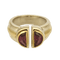 Bague 54 Christofle Bague Or jaune 18k et Argent, grenats 58 Facettes DV31712-2