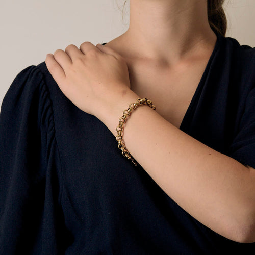 Bracelet Élégant bracelet en or jaune 58 Facettes DV31930-1