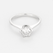 Bague 48.5 Bague solitaire en or gris et diamant 0.70 carat environ. 58 Facettes DV27961-3