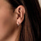 Boucles d'oreilles Messika - Gatsby XS - Boucles d'oreilles en or blanc et diamants 58 Facettes DV32131-1