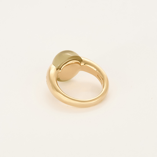 Bague 51 Pomellato - Luna - Bague en or rose quartz jaune 58 Facettes DV27639-1-51-2