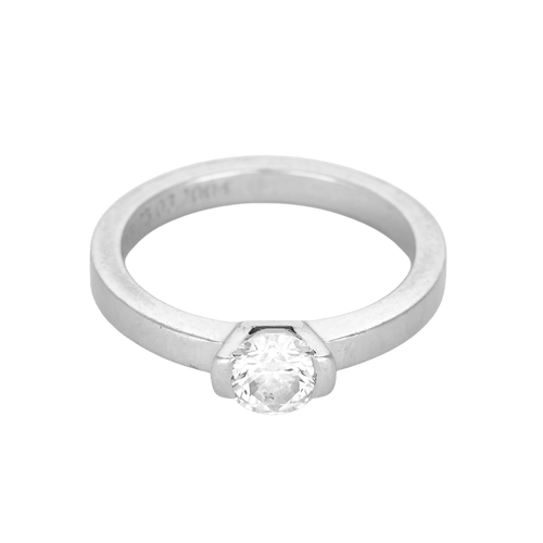 50 DE BEERS - Bague en platine et diamant 58 Facettes DV25908-1-50-2