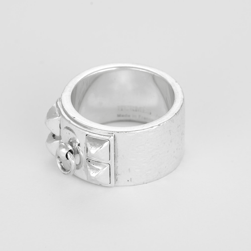 Hermès - Collier de Chien - Bague en argent 58 Facettes DV32042-1