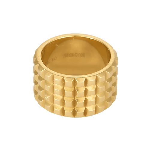 Bague 49 Boucheron - Bague clou de Paris en or jaune 58 Facettes DV32215-1